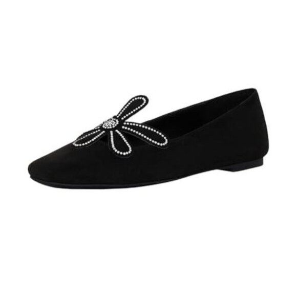 Katy Perry Women's Evie Daisy Ballet Flats - Black - Picture 1 of 4